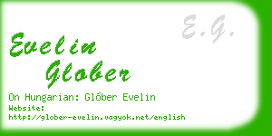 evelin glober business card